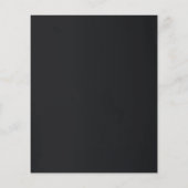 バジェット金ゴールドカクテルディナーパーティの招待状 (裏面)