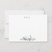 バジェット金ゴールドフレームフ素朴ライヤの結婚葉 出欠カード (裏面)