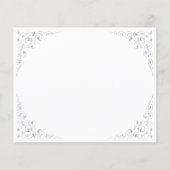 バジェット銀文字の植物体フレーム日付を保存 (裏面)