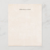 バジェット雪山冬湖の木 (裏面)