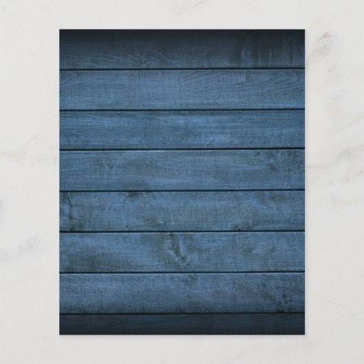 バジェット青素朴木の葉の結婚式の招待 (裏面)