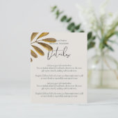 バジェット青銅リーフ結婚のエンクロージャ詳細 (スタンド正面)