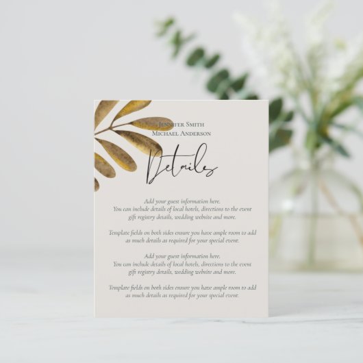 バジェット青銅リーフ結婚のエンクロージャ詳細 (スタンド正面)