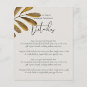 バジェット青銅リーフ結婚のエンクロージャ詳細 (正面)