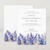 バジェット驚き19誕生日7月誕生花 (正面/裏面)