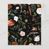 バジェット黒テラコッタフローラ素朴エレガント チラシ (裏面)