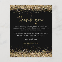 バジェット黒金ゴールドグリッター21サンキューサンキュー