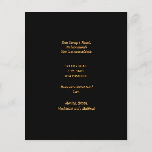 バジェット黒金ゴールド都市スカイラインの移動発表 (裏面)