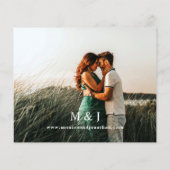 バジェット黒Wh写真水平2結婚ズフライヤー チラシ (裏面)