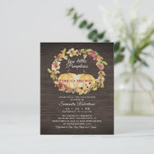 バジェット2リトルカボチャ木材フローラベビーシャワー (スタンド正面)