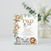 バジェット2ワイルドサファリアニマルズ2nd誕生日招待状 (スタンド正面)