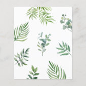 バジェット2ワイルドサファリアニマルズ2nd誕生日招待状 (裏面)