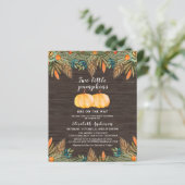 バジェット2小さなカボチャ素朴の赤ちゃんシャワー (スタンド正面)