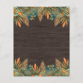 バジェット2小さなカボチャ素朴の赤ちゃんシャワー (裏面)