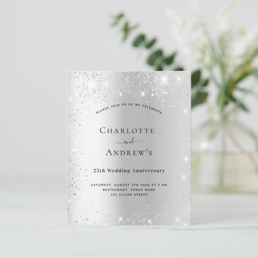 バジェット25結婚周年記念シルバーグリッター (スタンド正面)