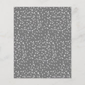 バジェット25thアニバーサリーシルバーハート招待状 (裏面)