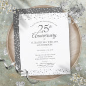 バジェット25thアニバーサリーシルバーハート招待状