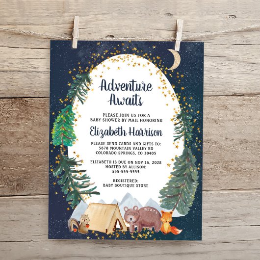 バジェット・アドベンチャーがベビーシャワーをメールで待つ