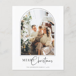 バジェット アーチ メリークリスマス グリーティング カード