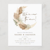 バジェット・オーバー・ザ・ムーンパンパスカップル赤ちゃんシャワー (正面)