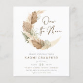 バジェット・オーバー・ザ・ムーンボーホパームパンパスベビーシャワー (正面)