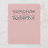 バジェット・カトリック結婚クリスチャンの緑の招待状 チラシ (裏面)