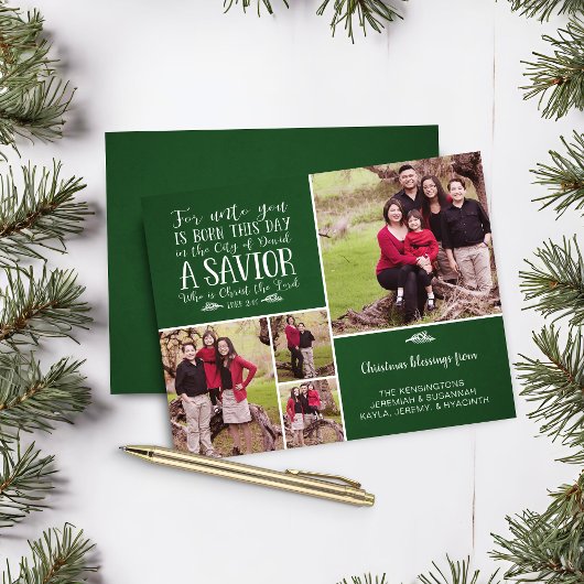 バジェット・クリスチャン・クリスマスコラージュLuke 2写真