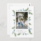 バジェット・クリスマスはボホ・スプルースとモミを願う ポストカード (正面/裏面)