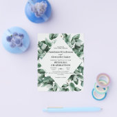 バジェット・グエレガントリーネリー結婚式招待状。飛び出す人 チラシ (シングル)