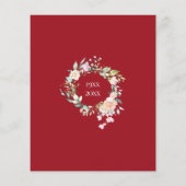 バジェット・サプライズ40周年記念素朴招待状 (裏面)