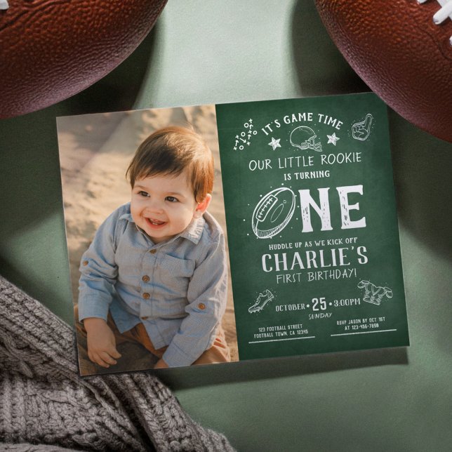 バジェット・シャルボードサッカー写真1st誕生日 (クリエイターアップロード済み)