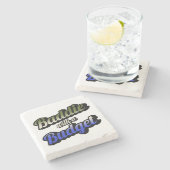 バジェット・ストーン・コースター付きバディー ストーンコースター (横)