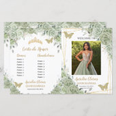 バジェット・セージグリーンフローラキンセアニェラ写真プログラム (正面/裏面)