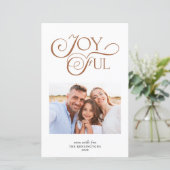 バジェット・テラコッタ喜びクリスマスパターン写真 (スタンド正面)