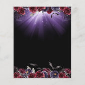 バジェット・デイ・オブ・ザ・デッド・フローラ招待状 (裏面)