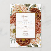 バジェット ニュートラル ボーホ テラコッタ エンクロージャーカード (正面)