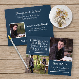 バジェット・バイブル聖句の卒業写真コラージュ