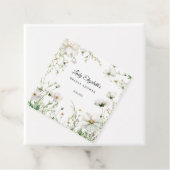 バジェット パープル フラワーズ ブリジャートン ブライダル シャワー フェイバータグ (インサイチュ)