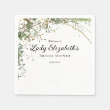 バジェット パープル フラワーズ ブリッジトン ブライダル シャワー