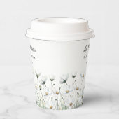 バジェット パープル フラワーズ ブリッジトン ブライダル シャワー 紙コップ (右)