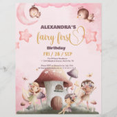 バジェット・フェアリー・ファースト・ガールの最初の誕生日 チラシ (正面)