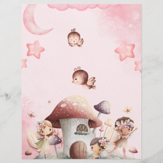 バジェット・フェアリー・ファースト・ガールの最初の誕生日 チラシ (裏面)