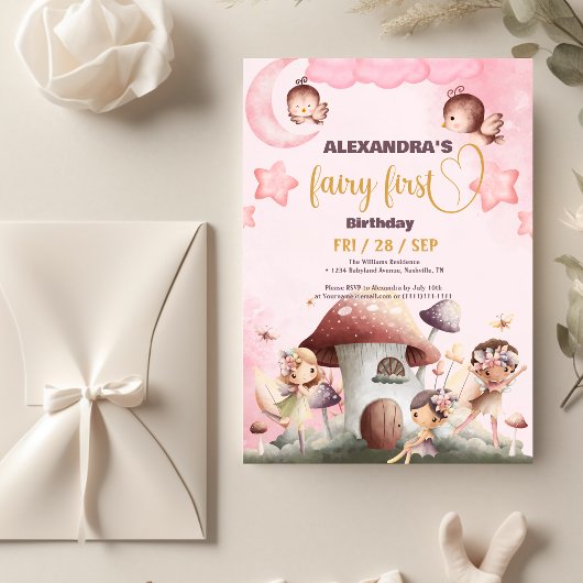 バジェット・フェアリー・ファースト・ガールの最初の誕生日 チラシ