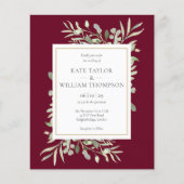 バジェット・ブルゴーニュの緑結婚の葉 (正面)