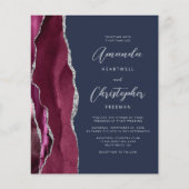 バジェット・ブルゴーニュ銀アガテ海軍QRコード結婚ズ (正面)