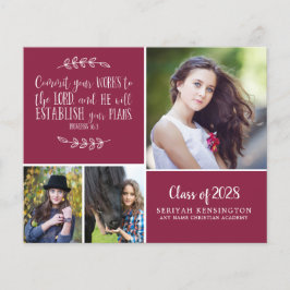 バジェット・ブルゴーニュ・クリスチャン卒業発表