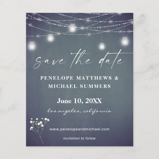 バジェット・ベビーの息BGシャルボード写真救日 チラシ (正面)