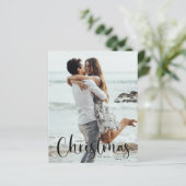 バジェット・ホリデー・フォト・カード |クリスマスモダン。 (スタンド正面)
