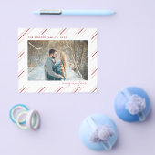 バジェット・ホリデー・フォト・カード |クリスマスモダン。 チラシ (シングル)