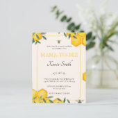 バジェット・ママ・トゥ・ビー・ベイビー・シャワーの招待状 案内ポストカード (スタンド正面)